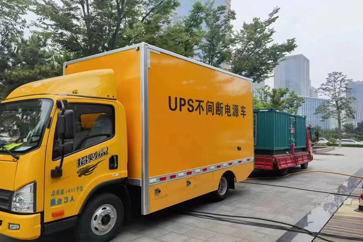 新疆发电机租赁施工现场