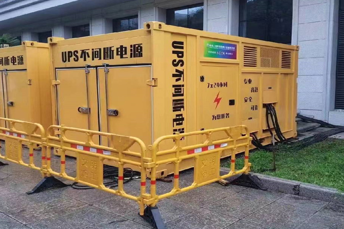 新疆发电机租赁施工现场