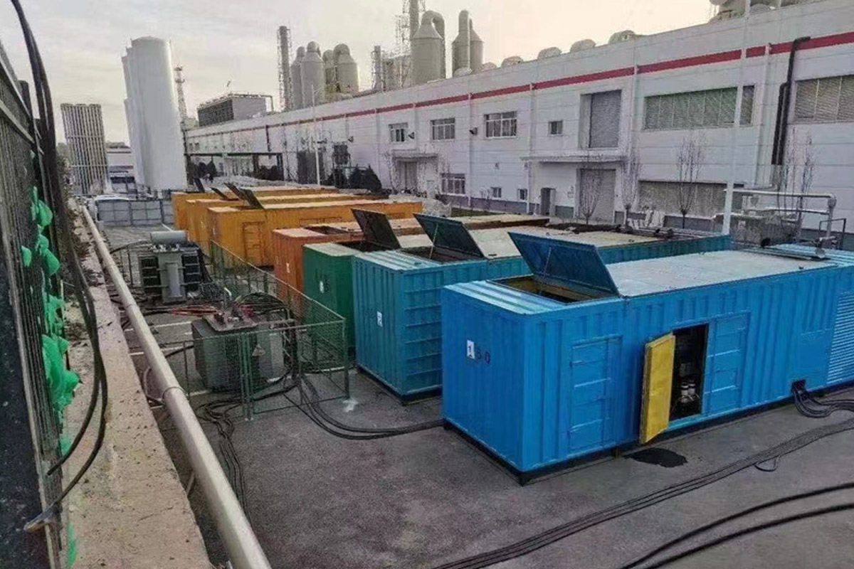 新疆发电机租赁施工现场